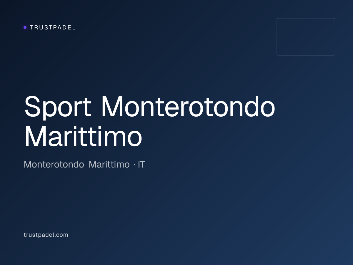 Sport Monterotondo Marittimo padel club