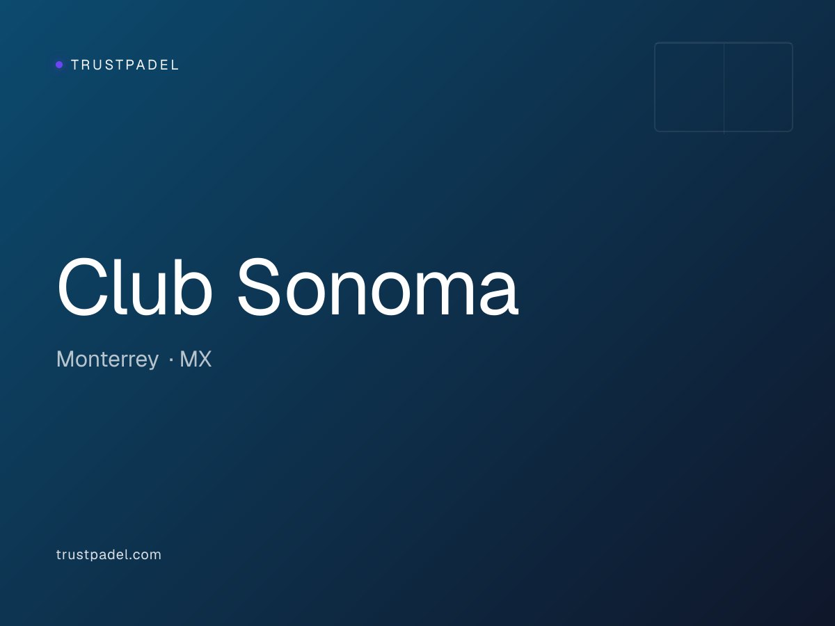 Club Sonoma padel club