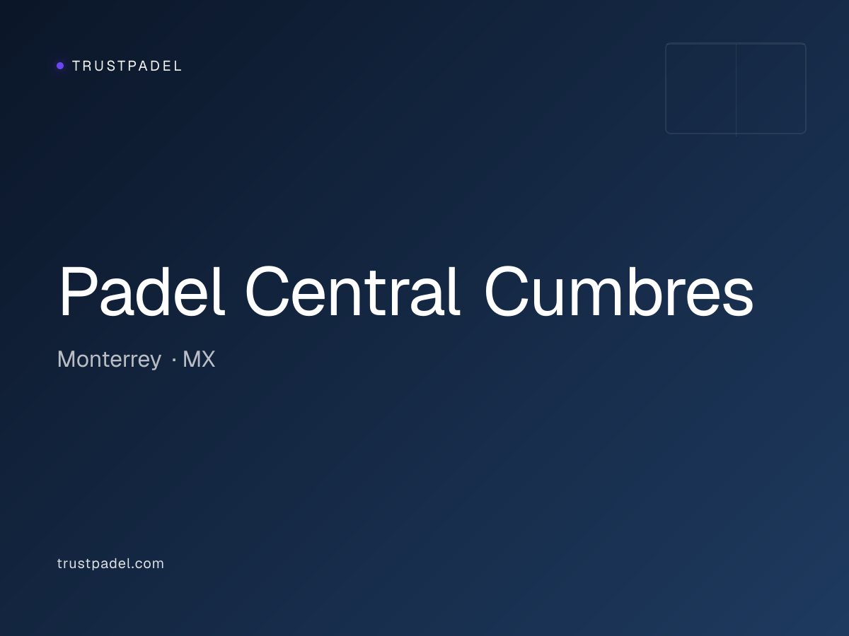 Padel Central Cumbres padel club