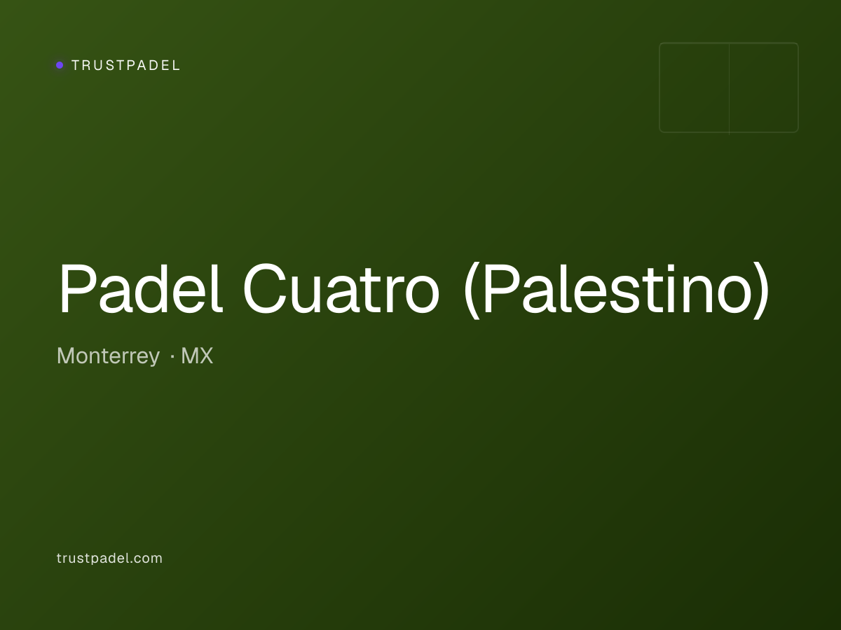 Padel Cuatro (Palestino) padel club
