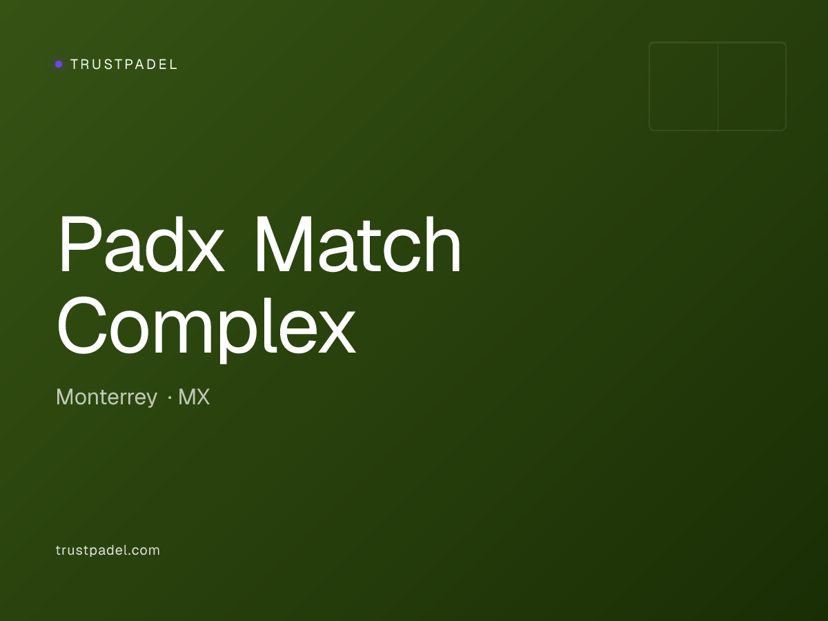 Padx Match Complex padel club