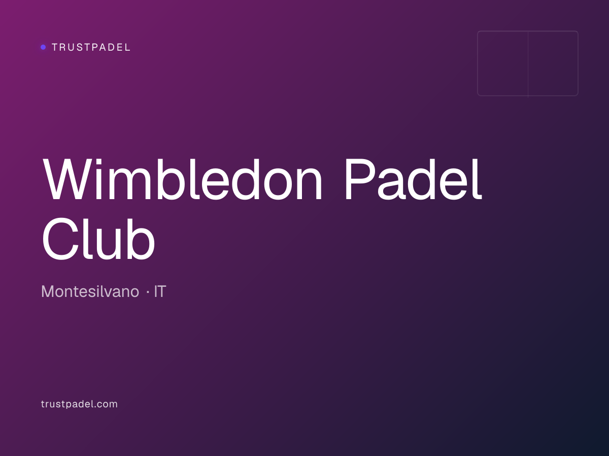 Wimbledon Padel Club padel club