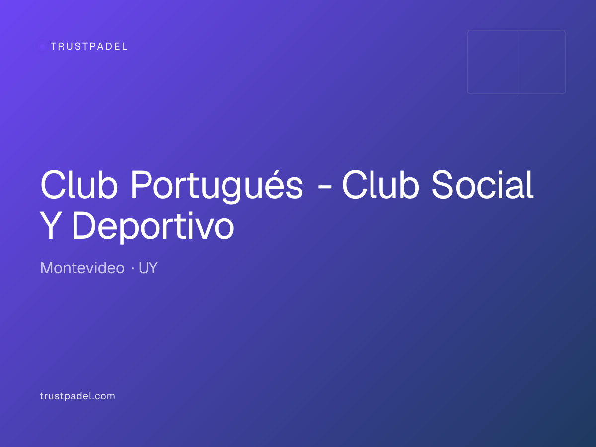 Club Portugués - Club Social Y Deportivo padel club
