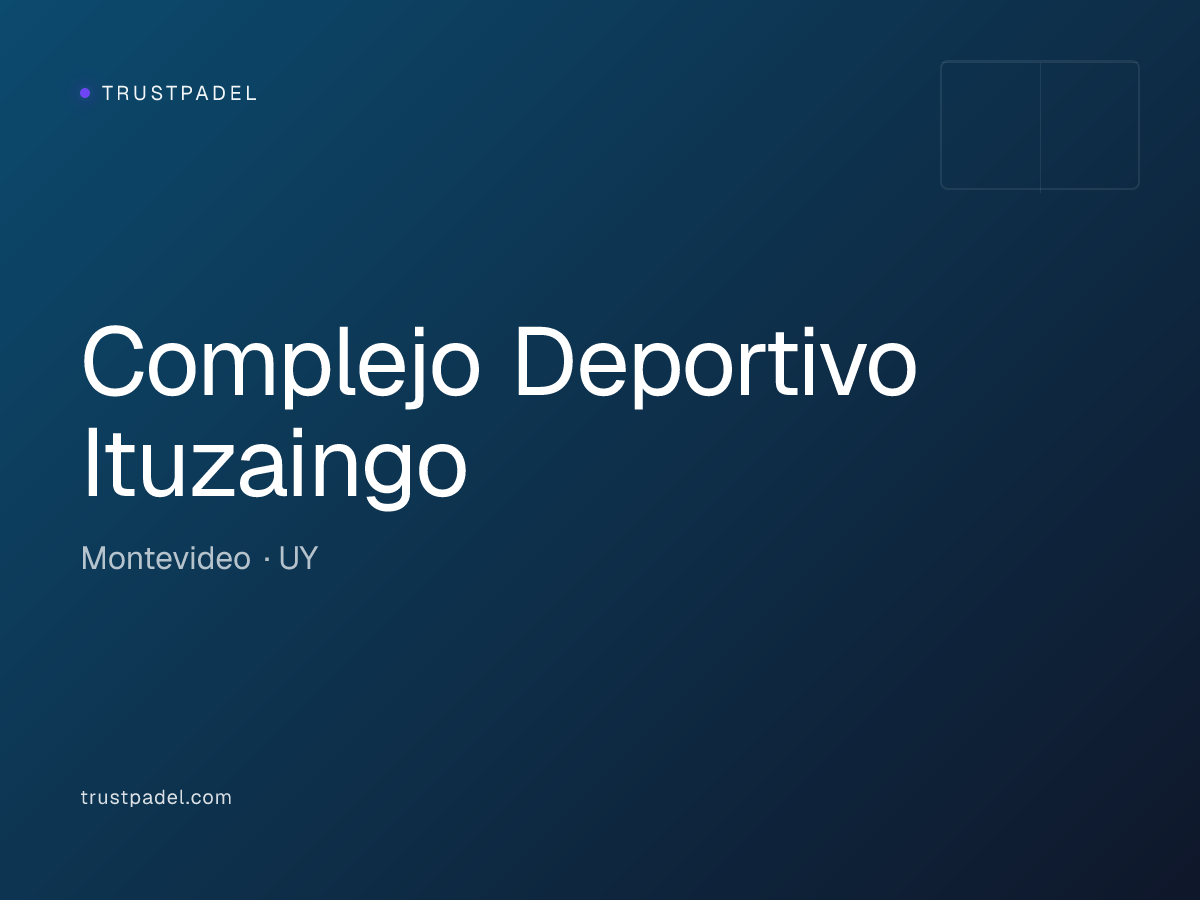 Complejo Deportivo Ituzaingo padel club
