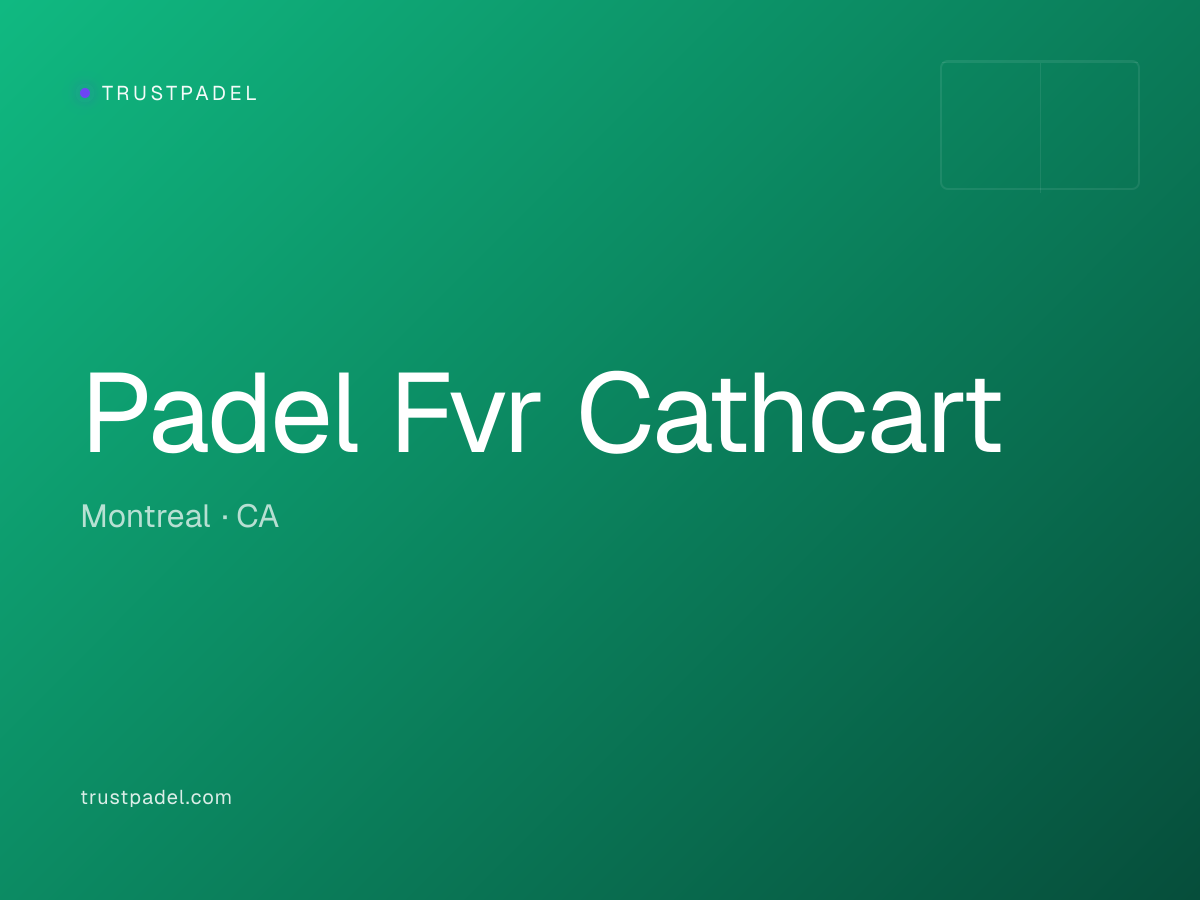 Padel Fvr Cathcart padel club