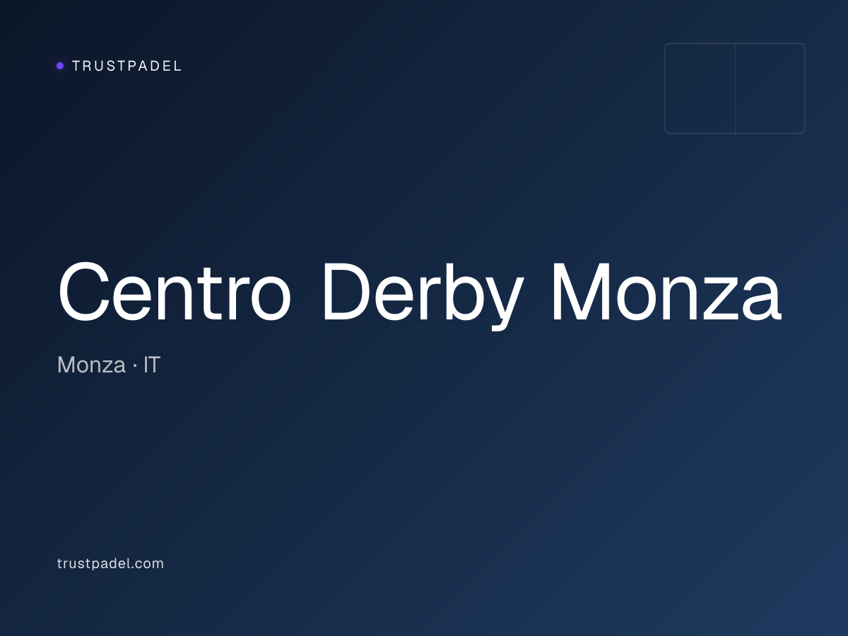 Centro Derby Monza padel club