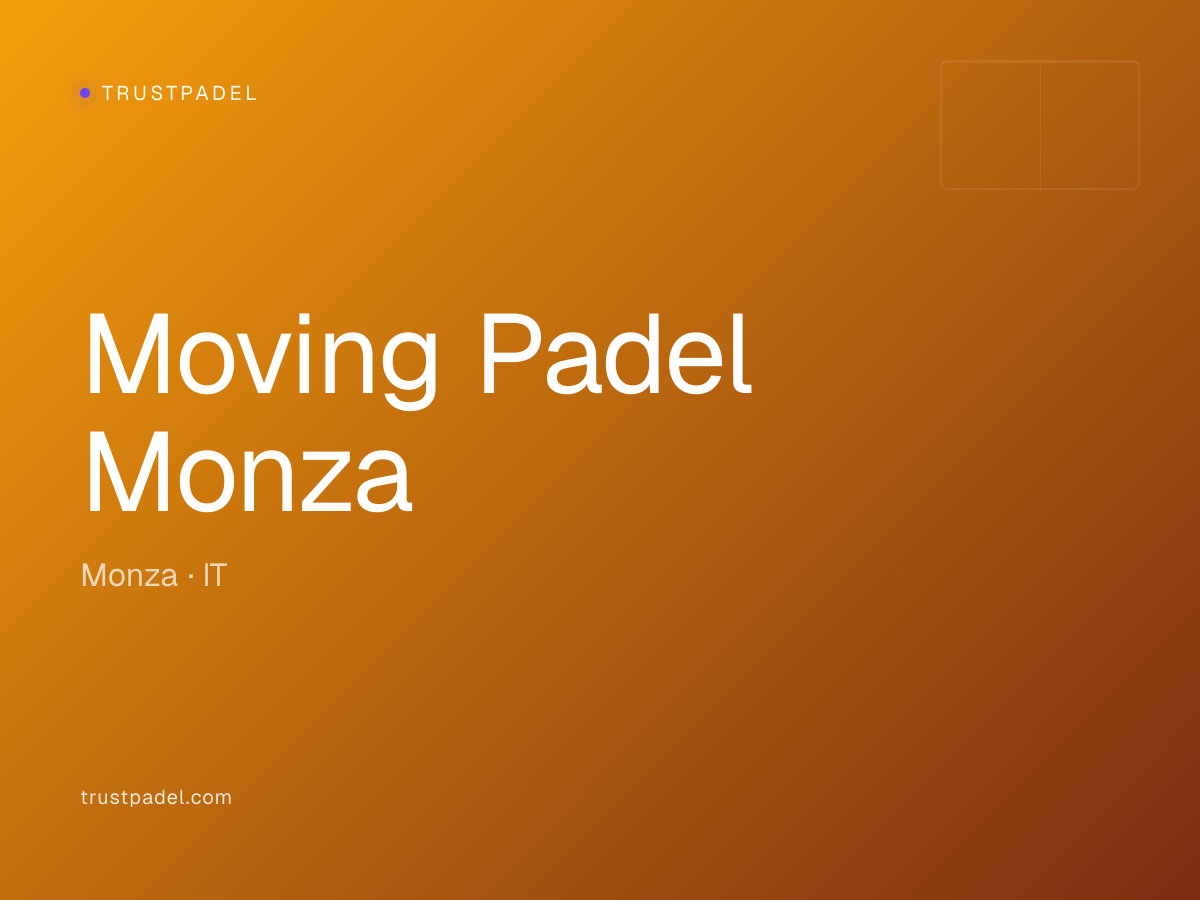Moving Padel Monza padel club