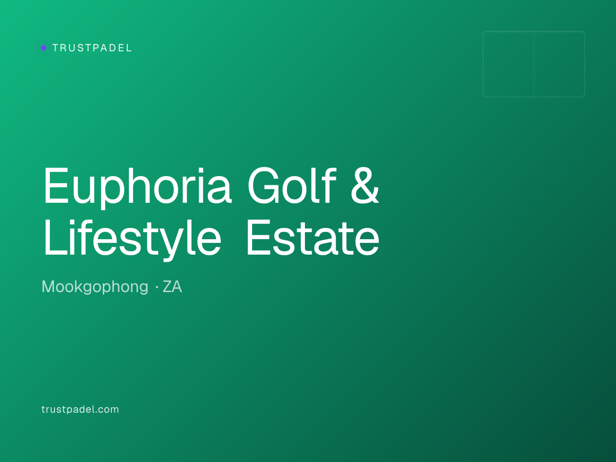 Euphoria Golf & Lifestyle Estate padel club