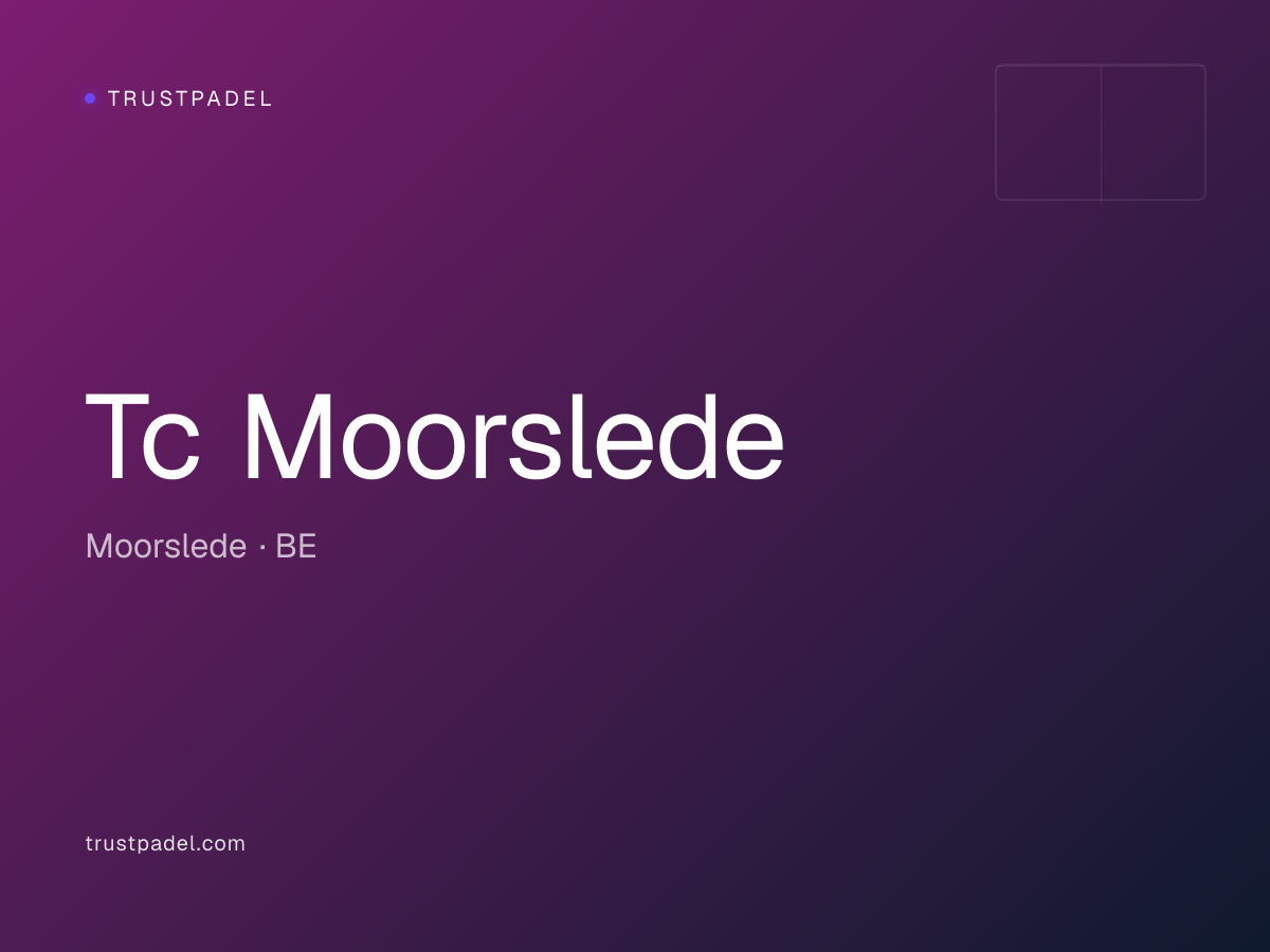 Tc Moorslede padel club