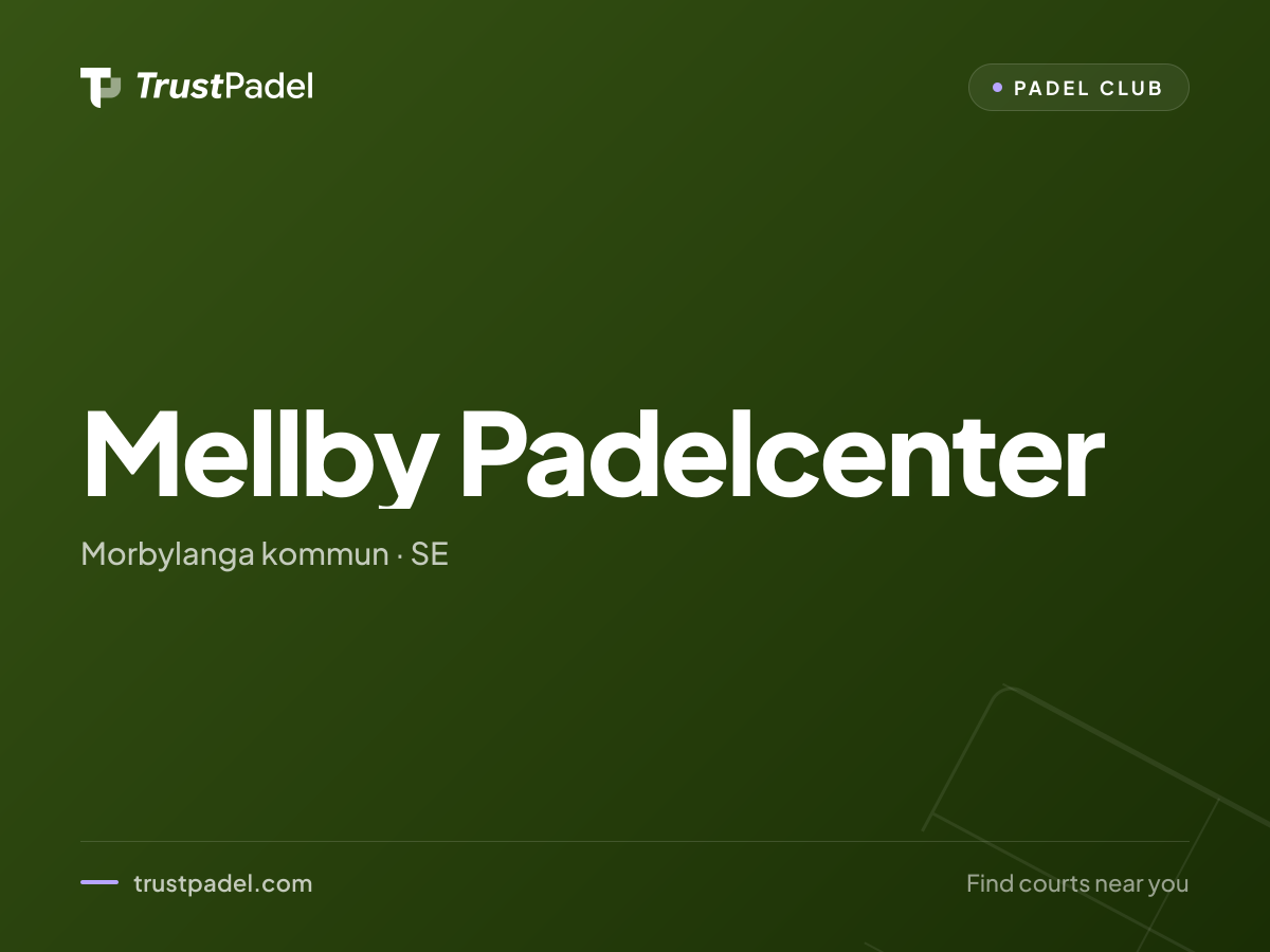 Mellby Padelcenter padel club