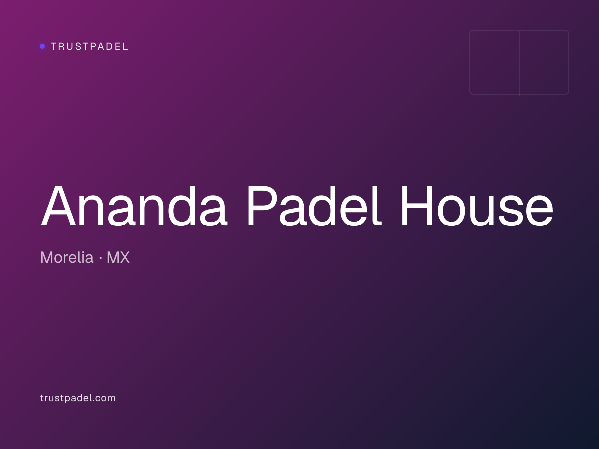 Ananda Padel House padel club