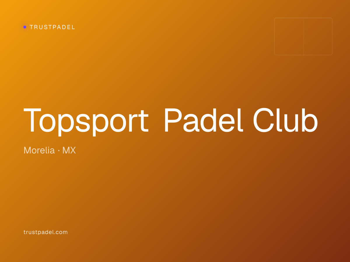 Topsport Padel Club padel club