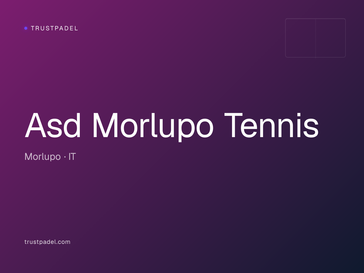 Asd Morlupo Tennis padel club