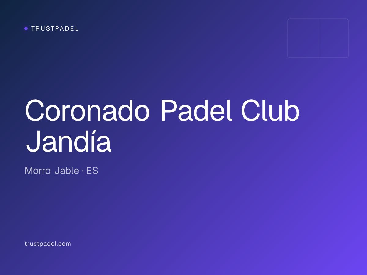 Coronado Padel Club Jandía padel club
