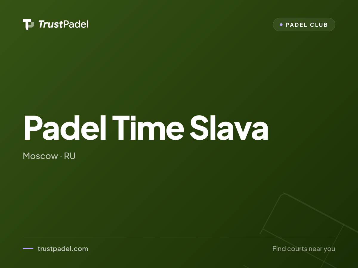 Padel Time Slava padel club
