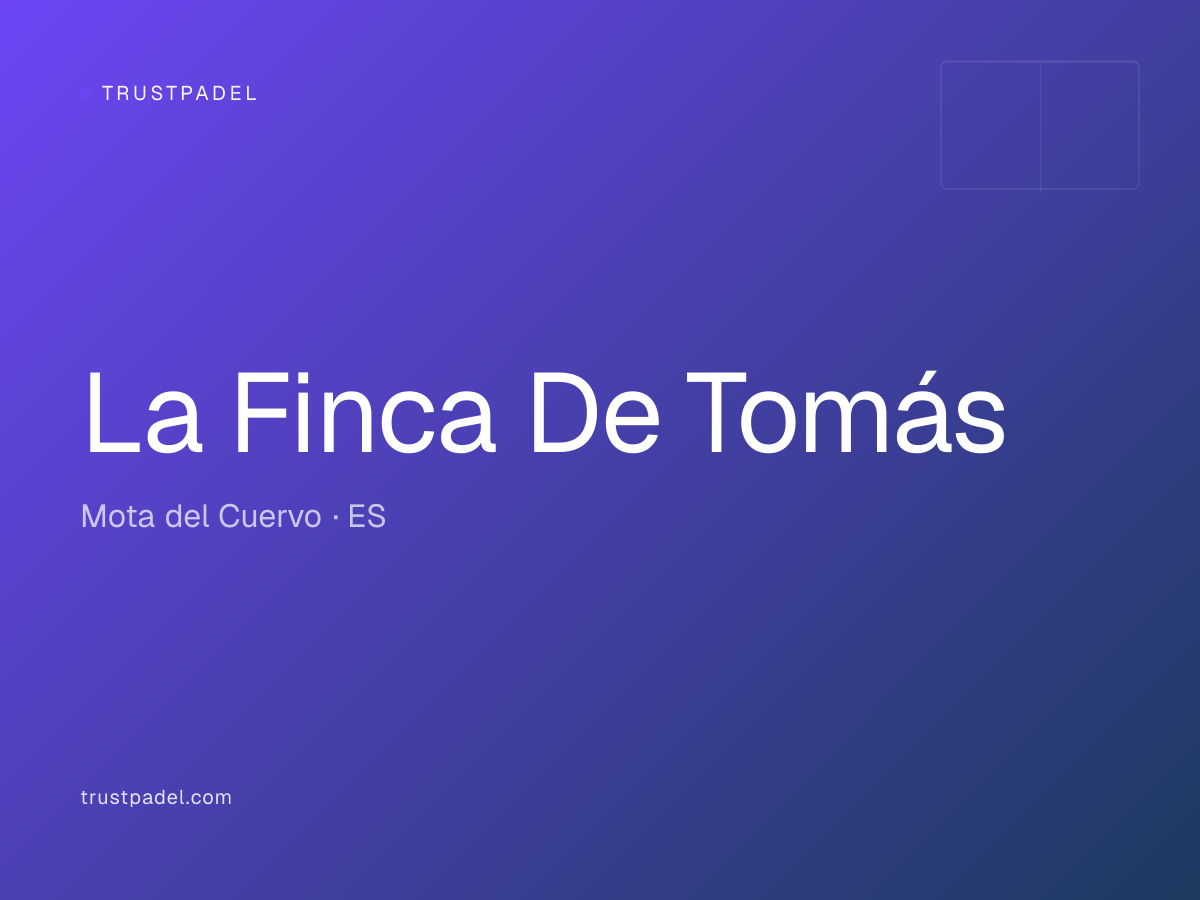 La Finca De Tomás padel club