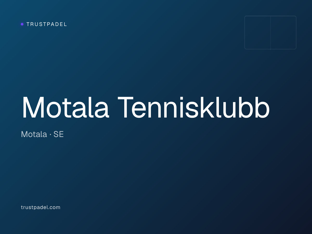 Motala Tennisklubb padel club