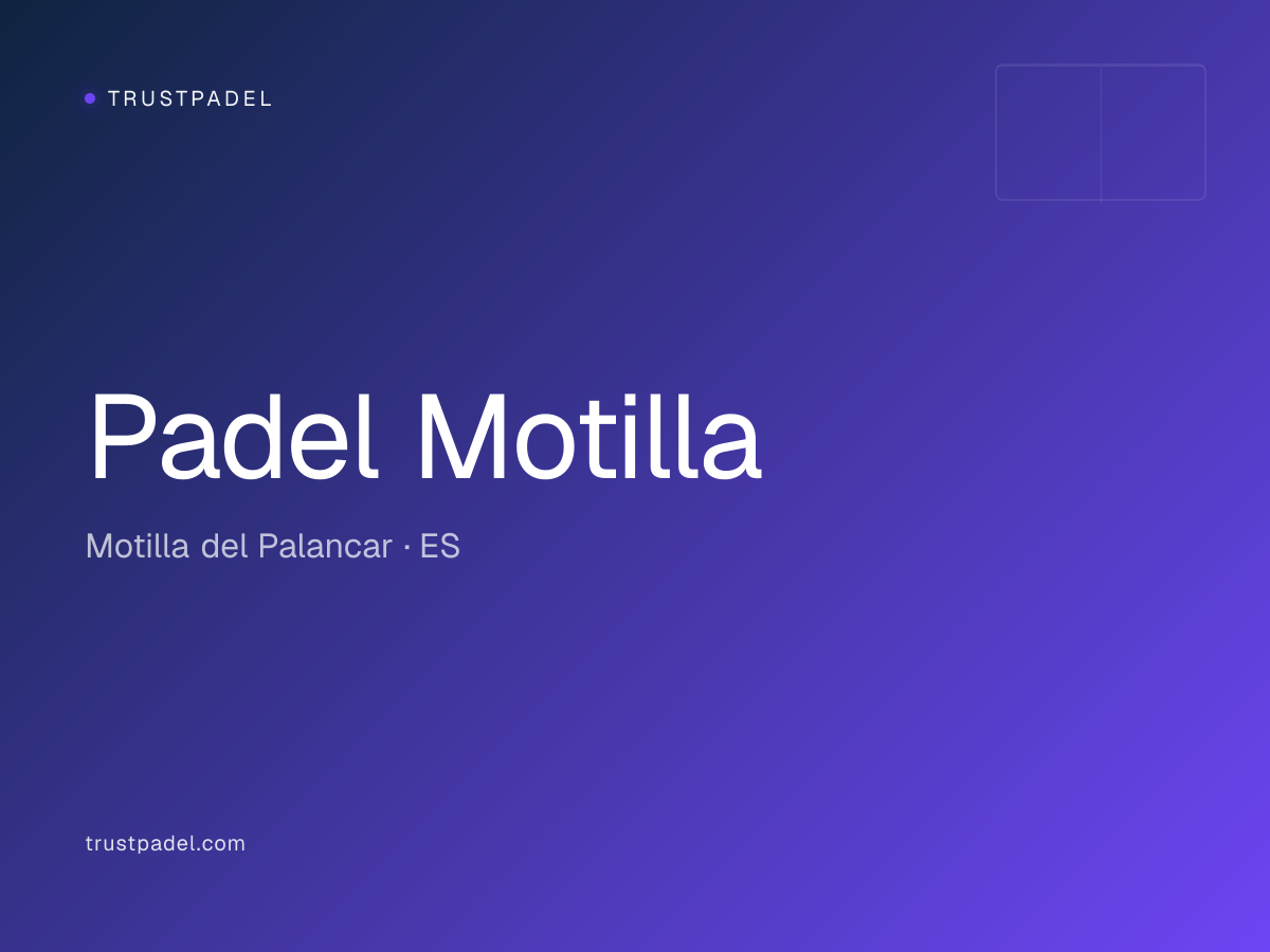 Padel Motilla padel club