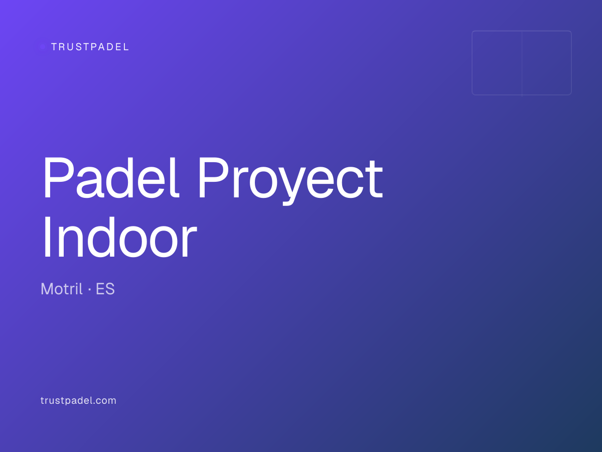 Padel Proyect Indoor padel club