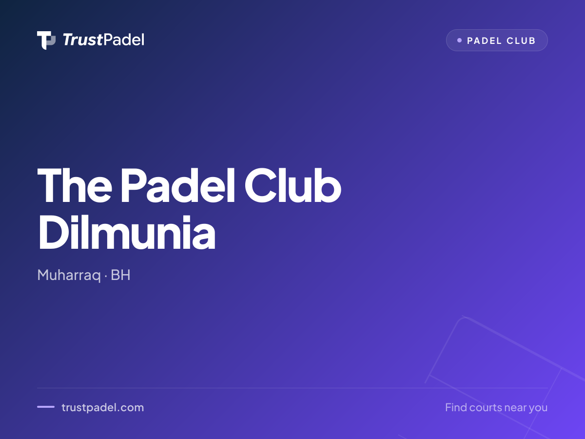 The Padel Club Dilmunia padel club