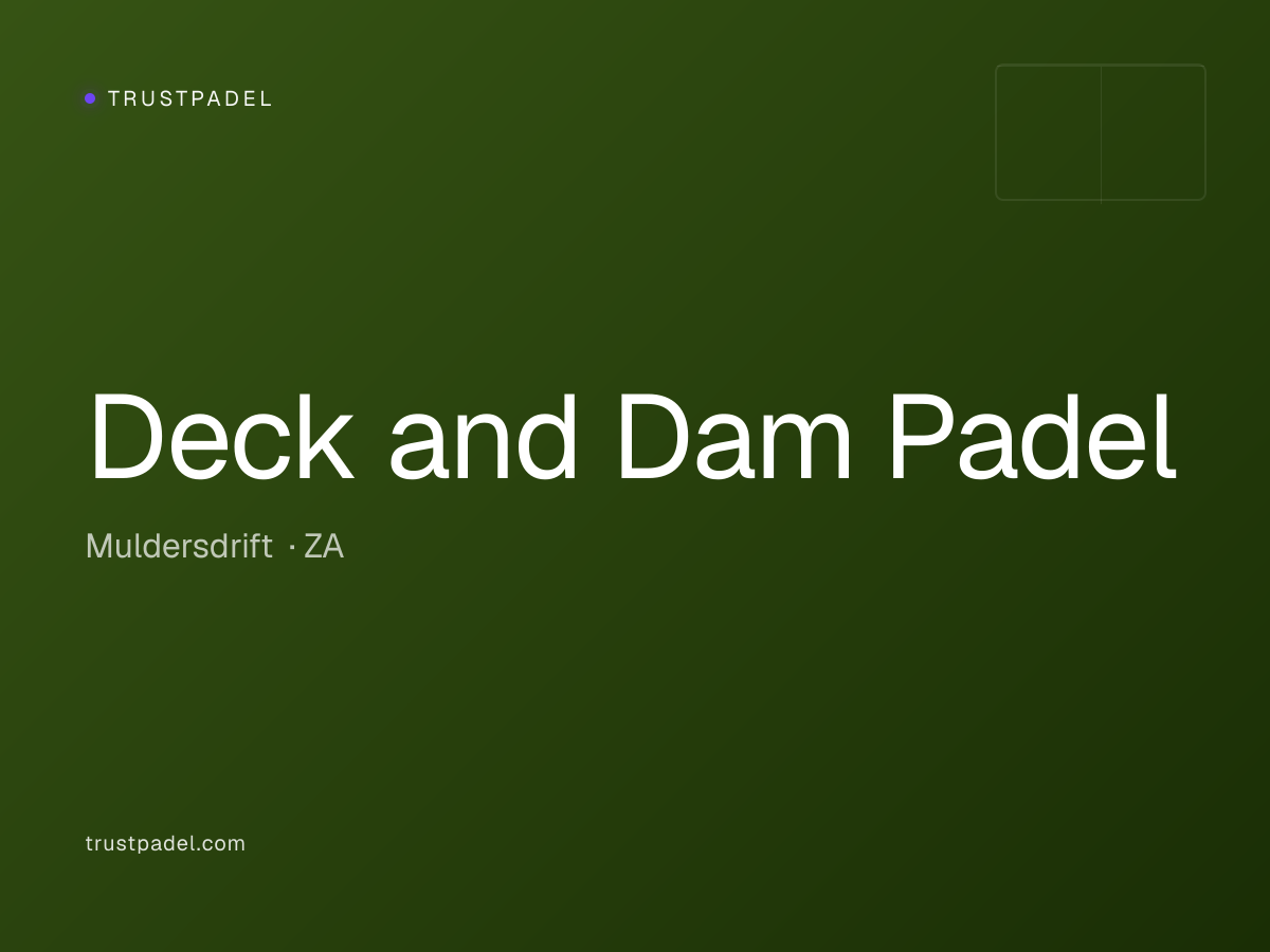 Deck and Dam Padel padel club