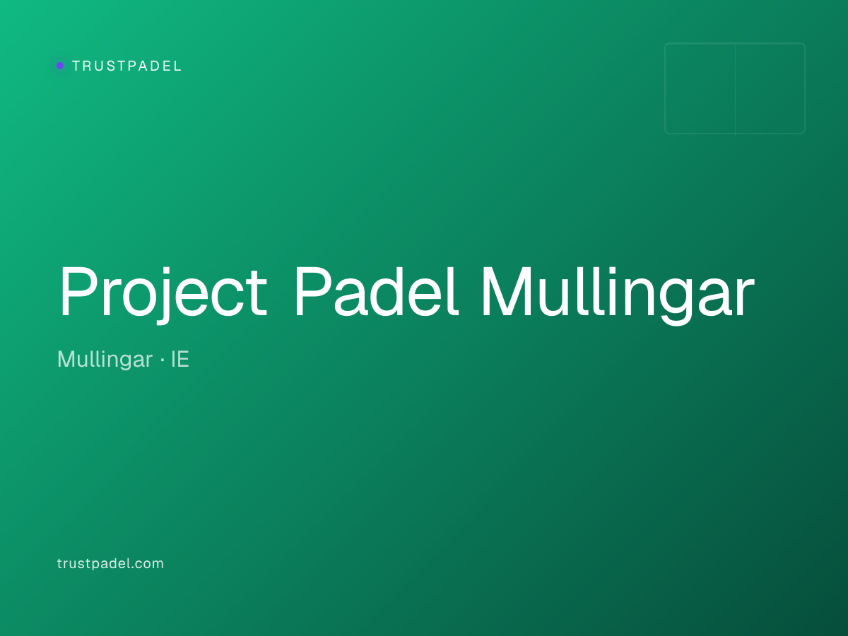 Project Padel Mullingar padel club