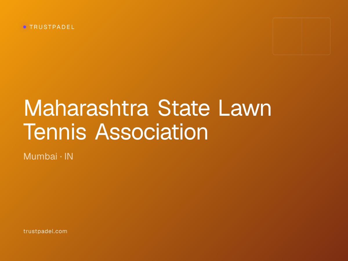 Maharashtra State Lawn Tennis Association padel club