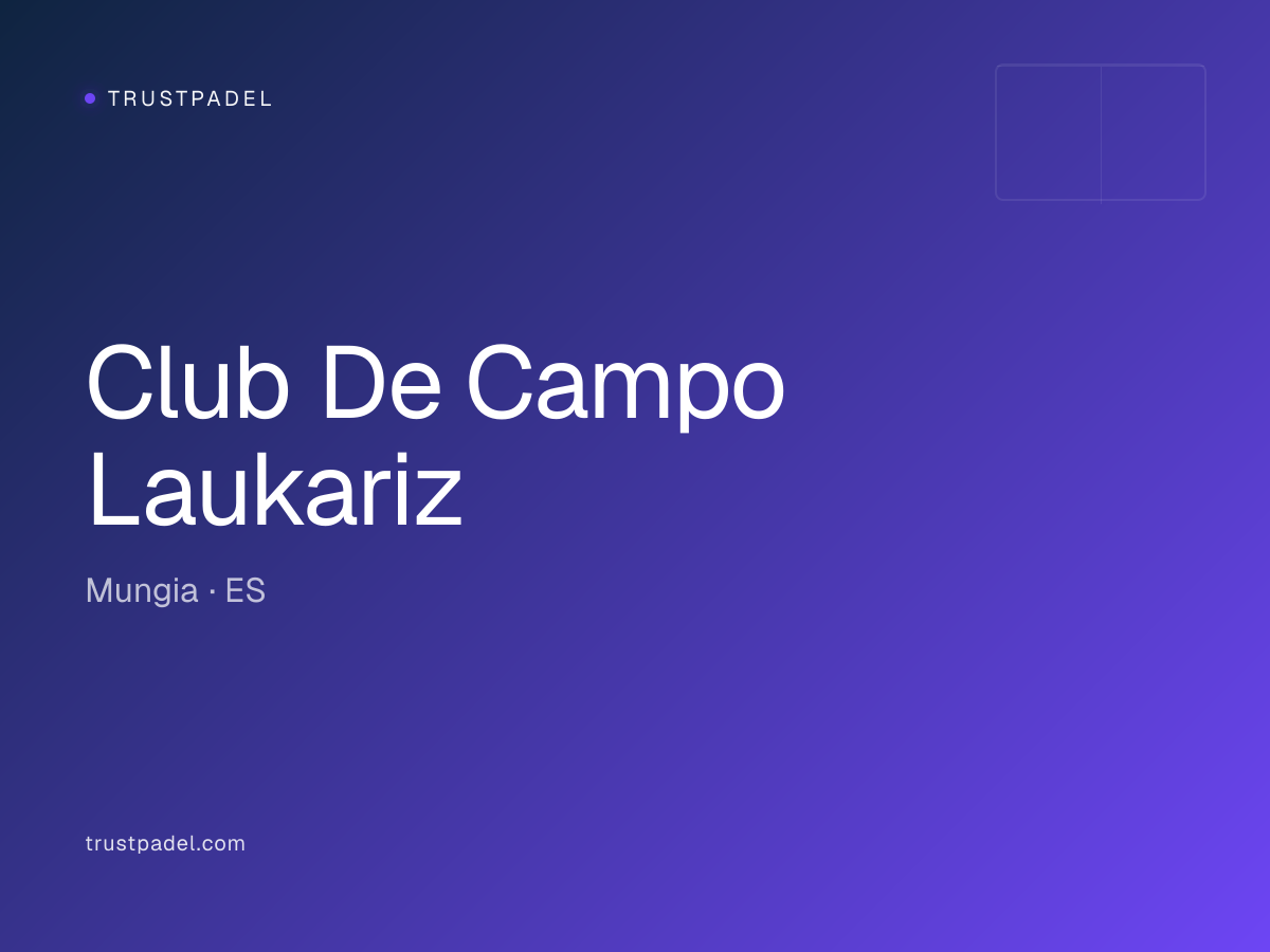 Club De Campo Laukariz padel club