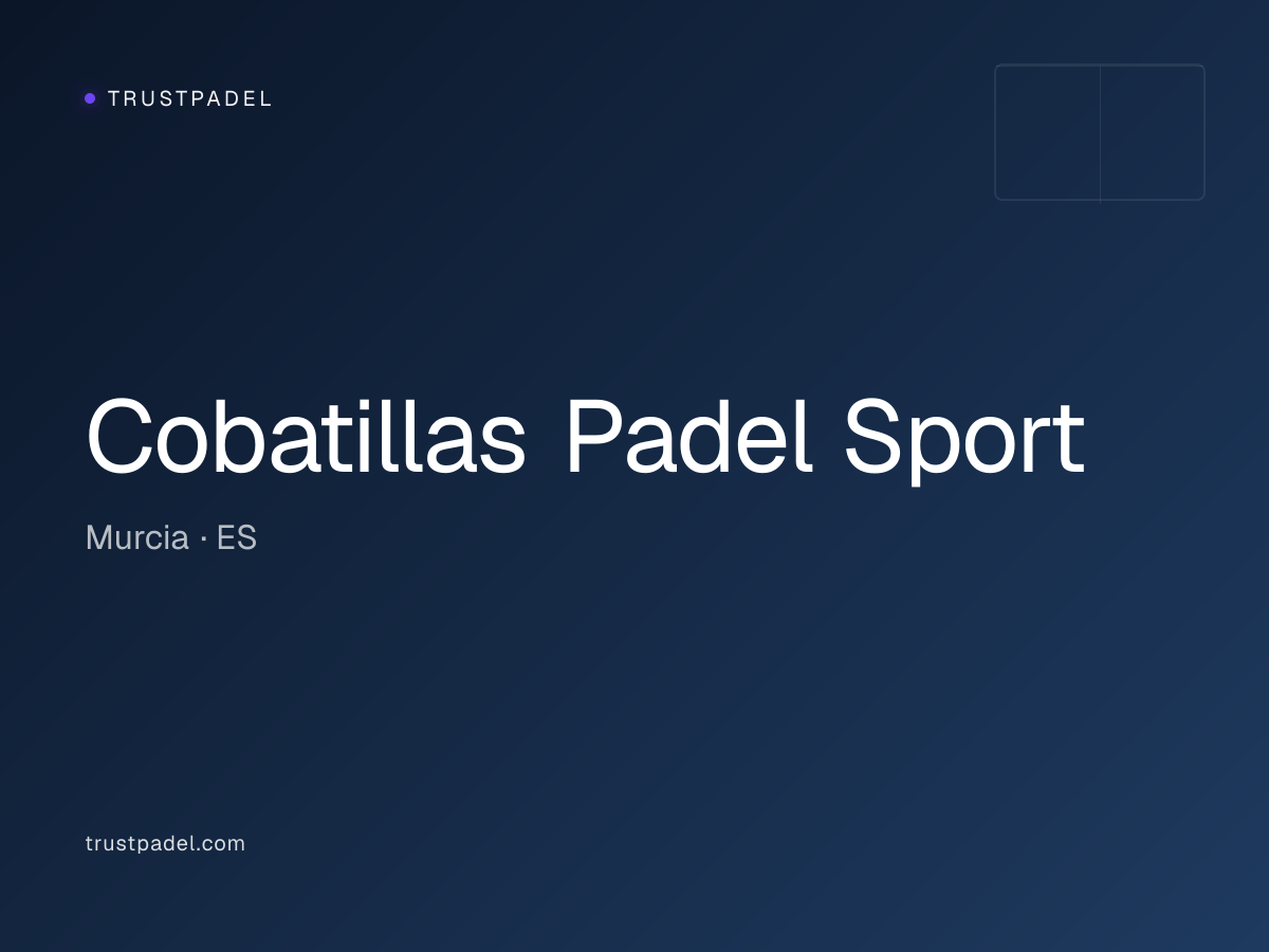 Cobatillas Padel Sport padel club