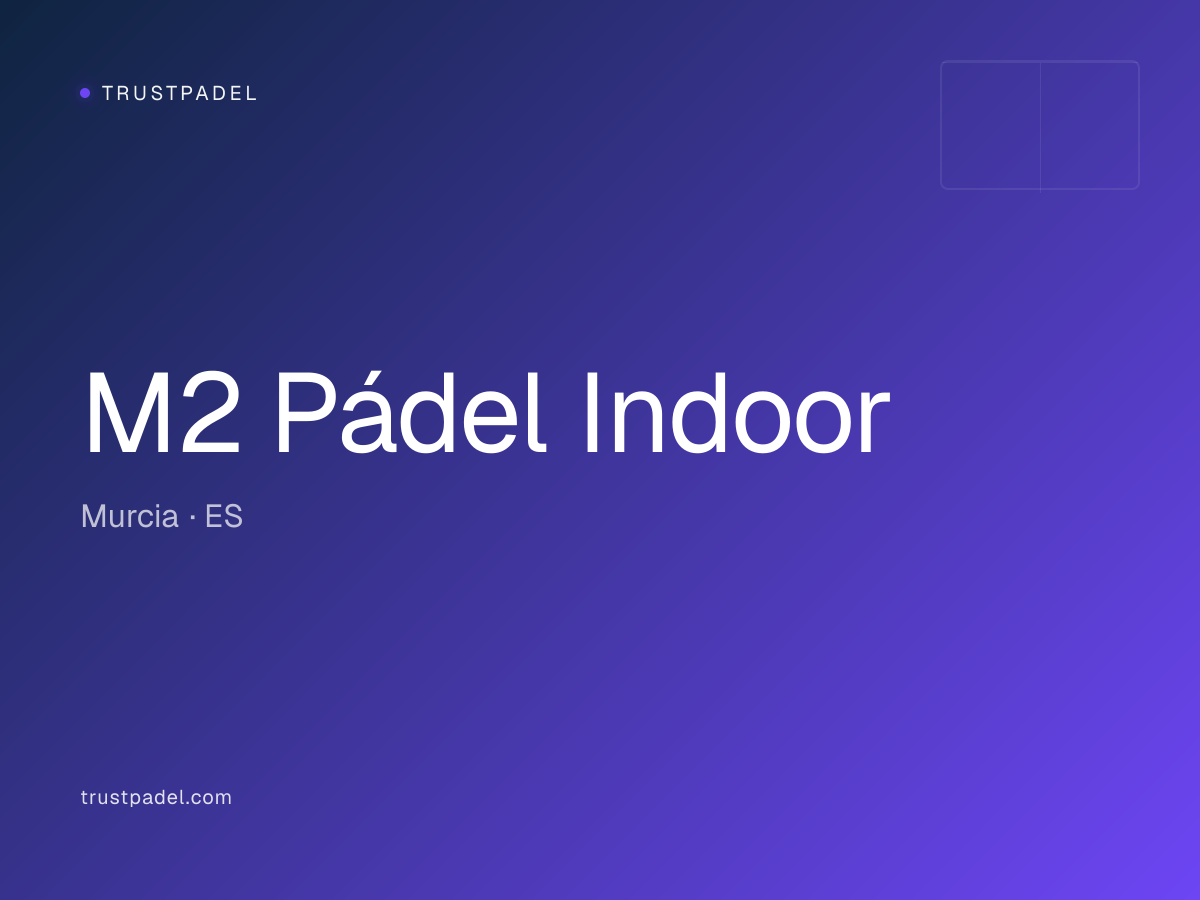 M2 Pádel Indoor padel club