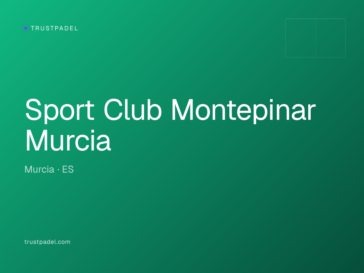 Sport Club Montepinar Murcia padel club