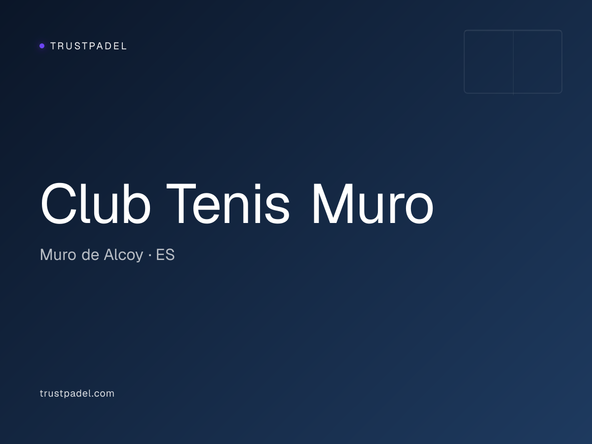 Club Tenis Muro padel club
