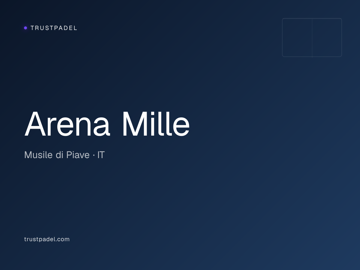 Arena Mille padel club