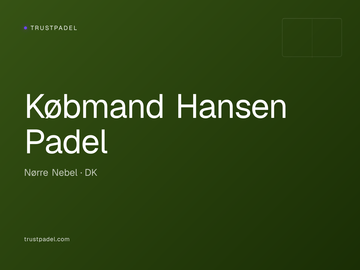 Købmand Hansen Padel padel club