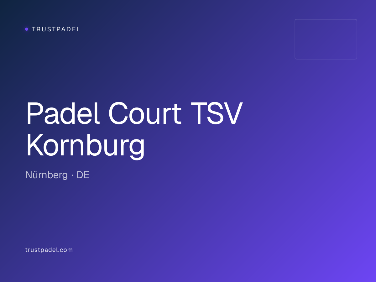 Padel Court TSV Kornburg padel club
