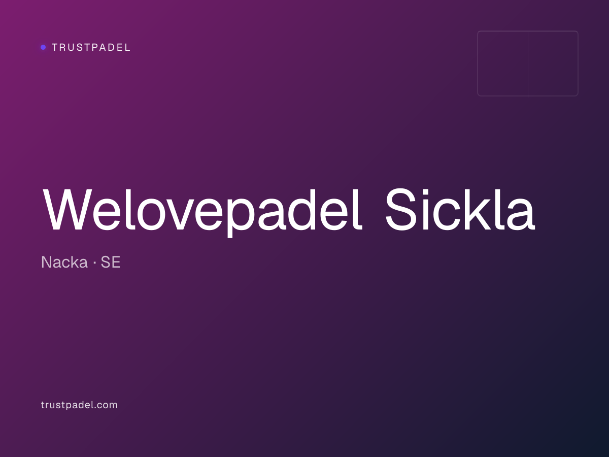Welovepadel Sickla padel club
