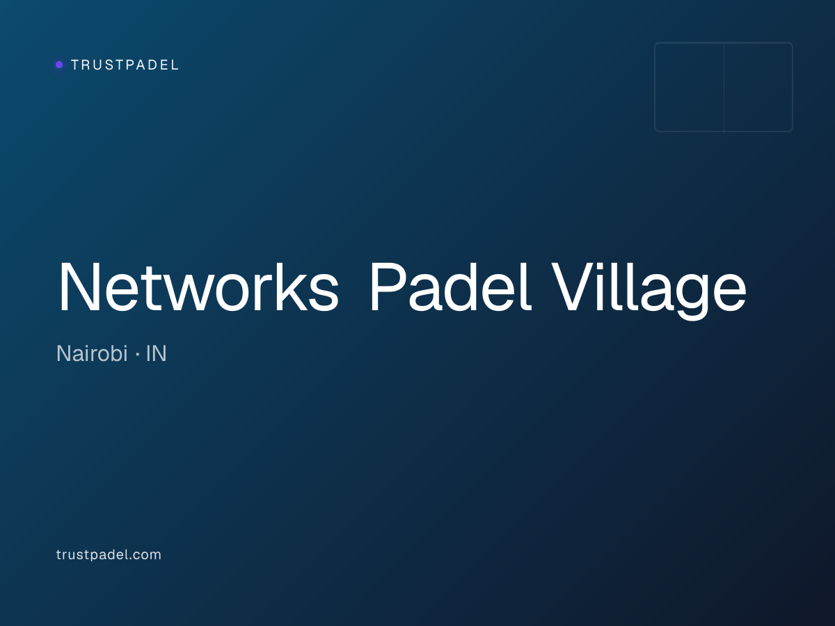 Networks Padel Village padel club
