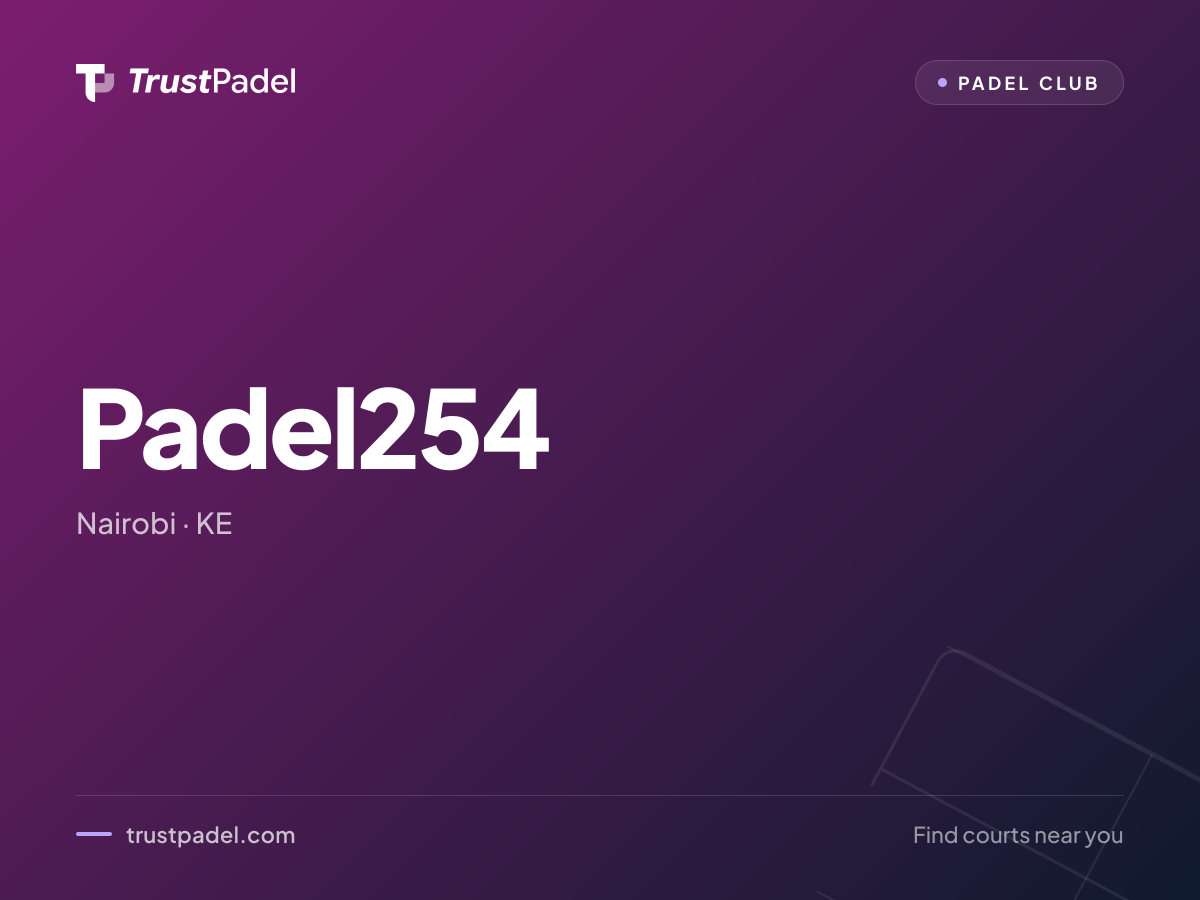 Padel254 padel club