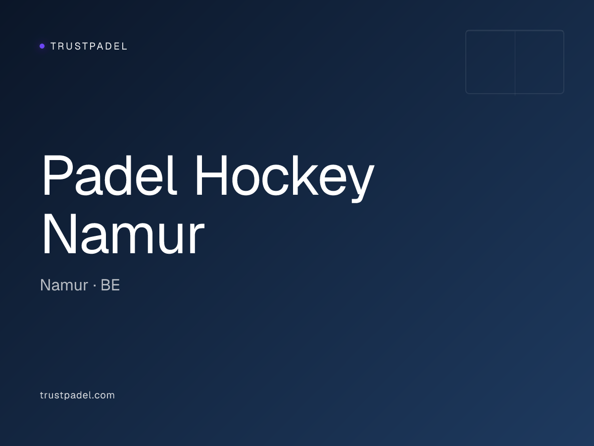 Padel Hockey Namur padel club
