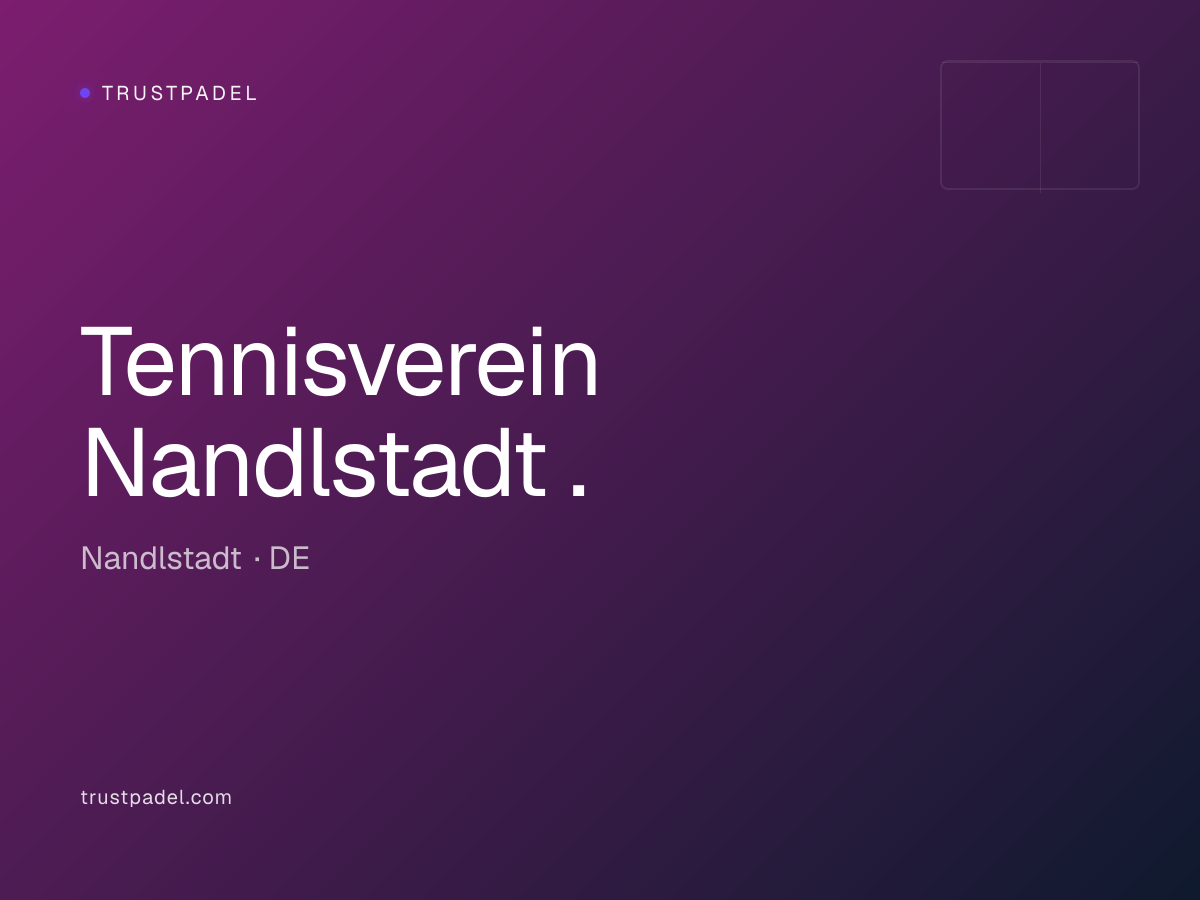 Tennisverein Nandlstadt . padel club