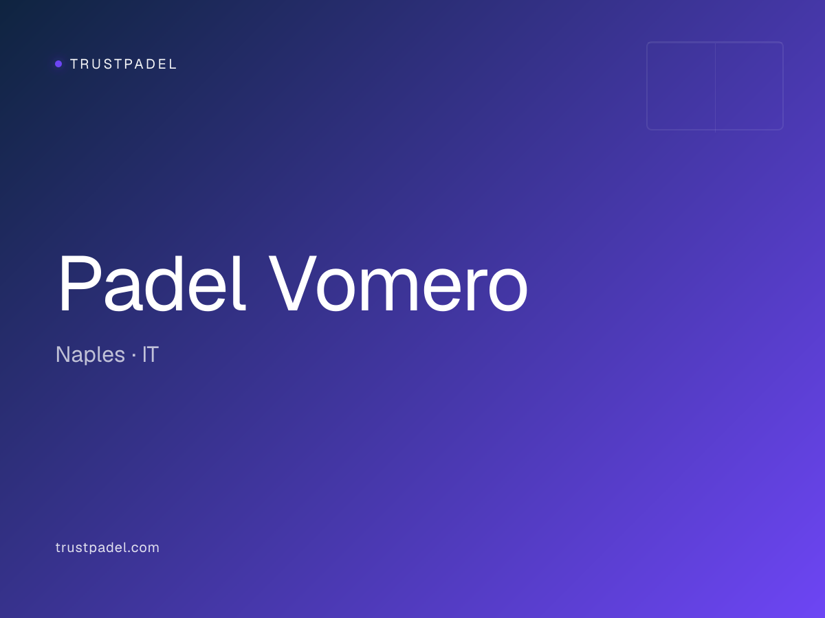 Padel Vomero padel club