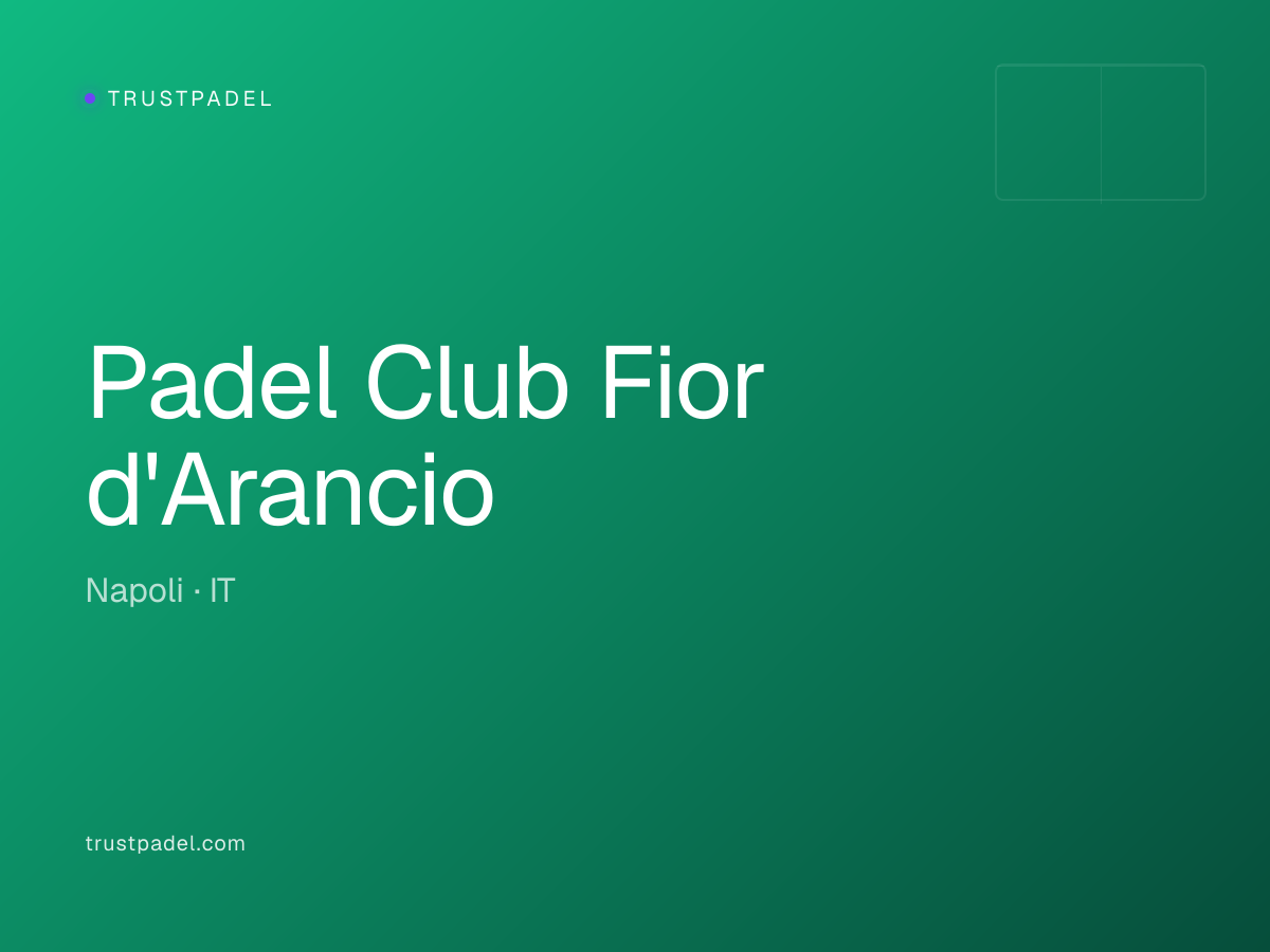 Padel Club Fior d'Arancio padel club