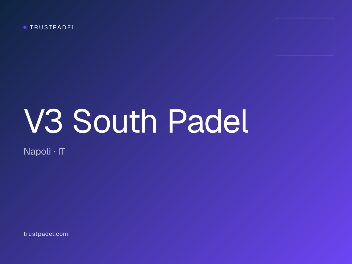 V3 South Padel padel club