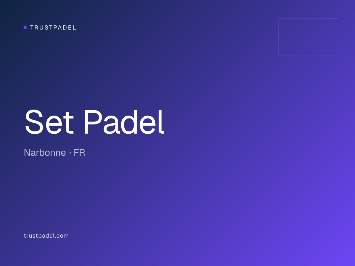 Set Padel padel club