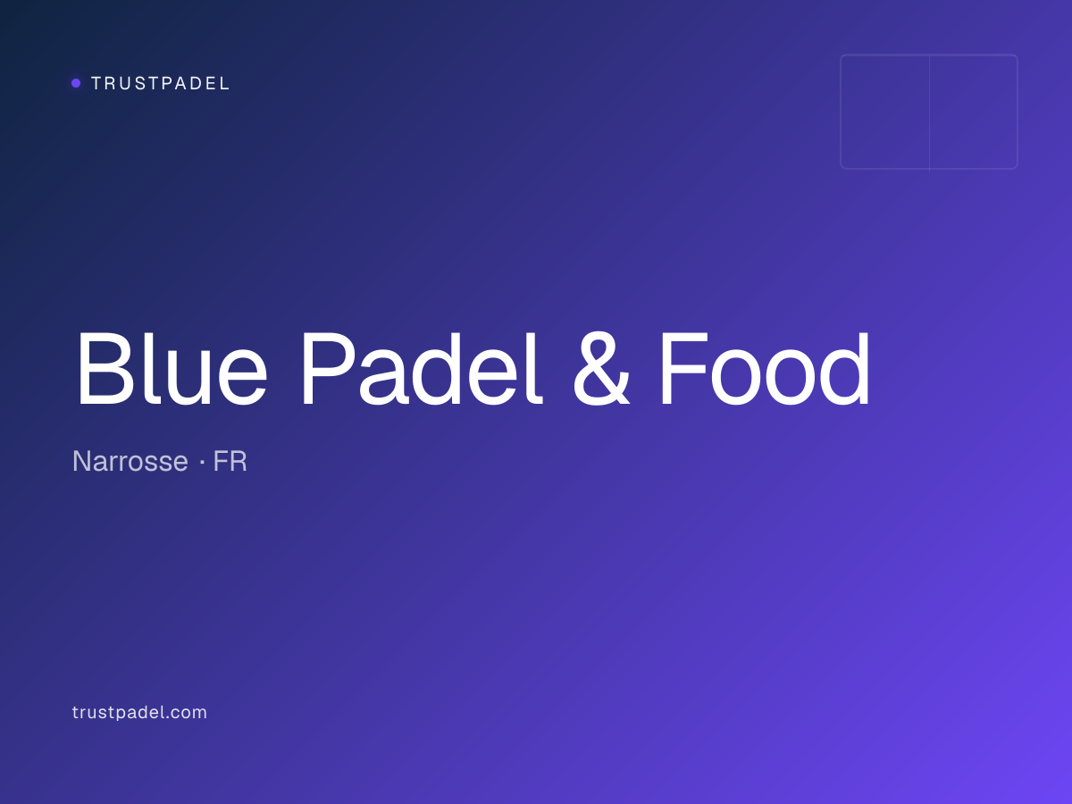 Blue Padel & Food padel club