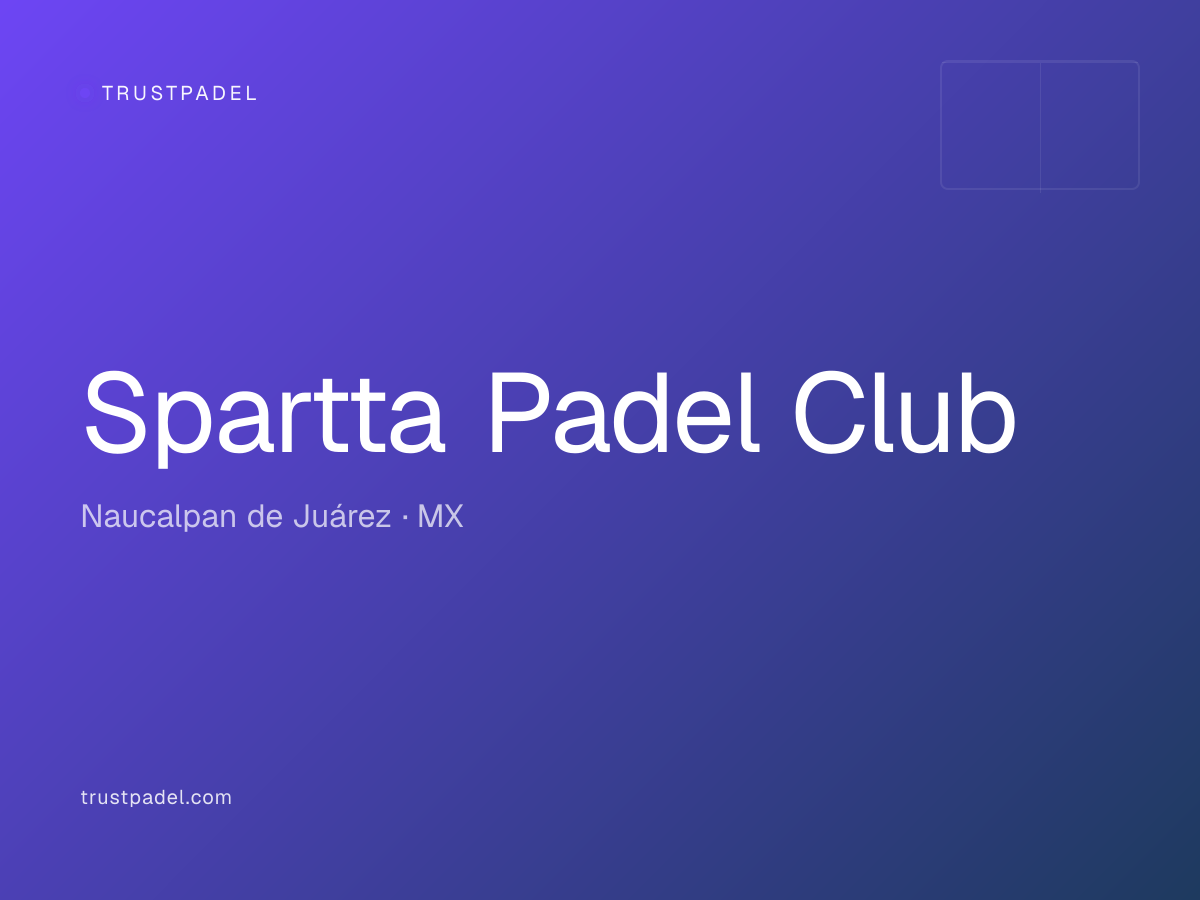 Spartta Padel Club padel club