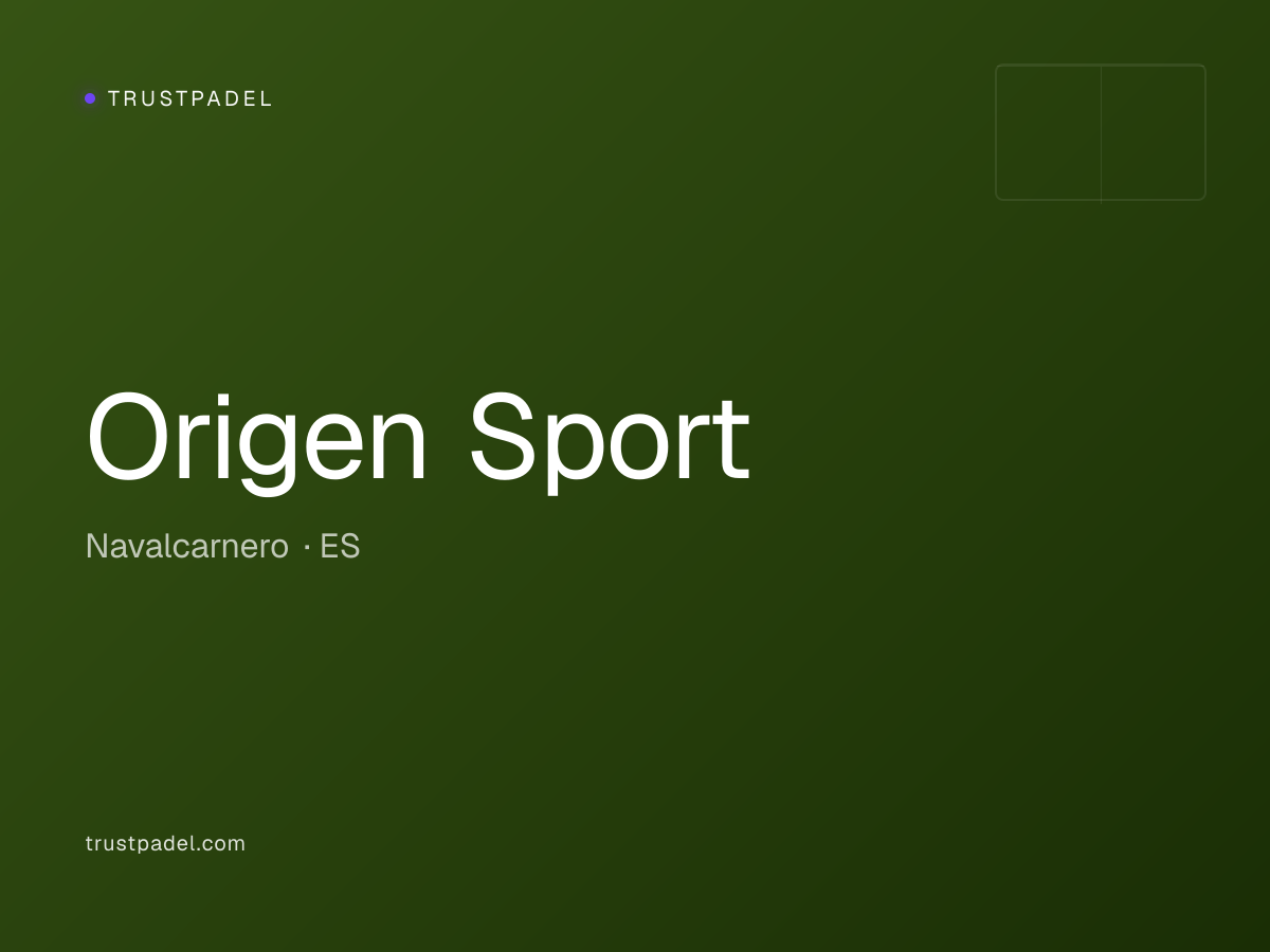 Origen Sport padel club