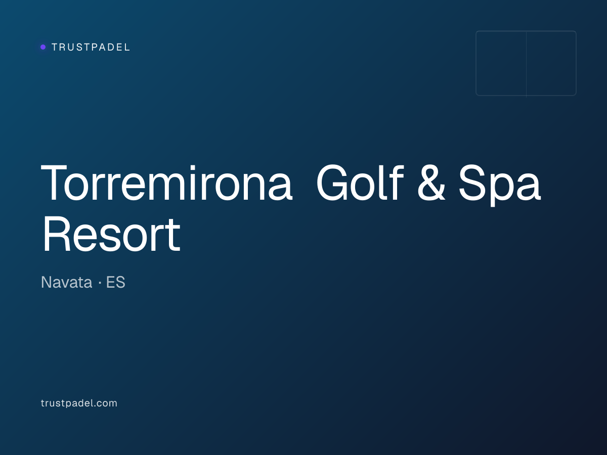 Torremirona Golf & Spa Resort padel club