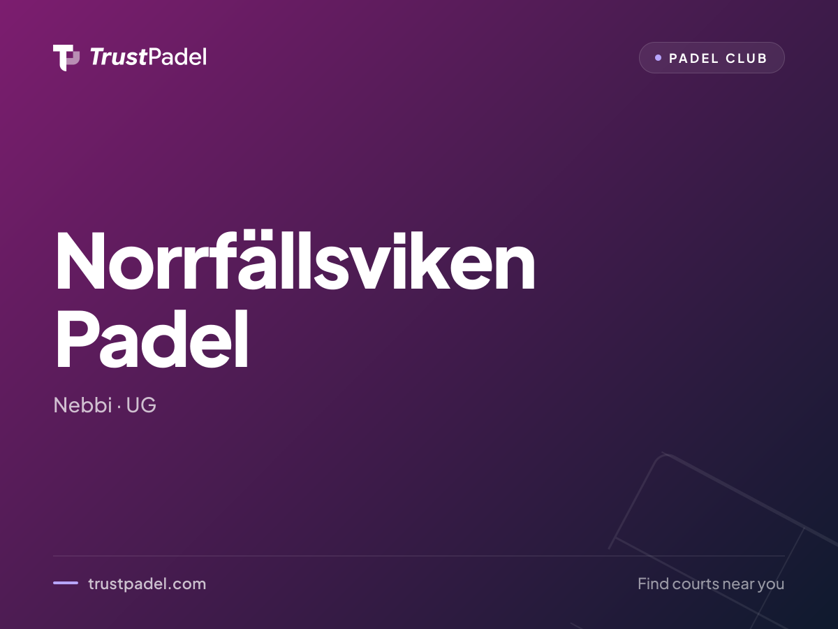 Norrfällsviken Padel padel club