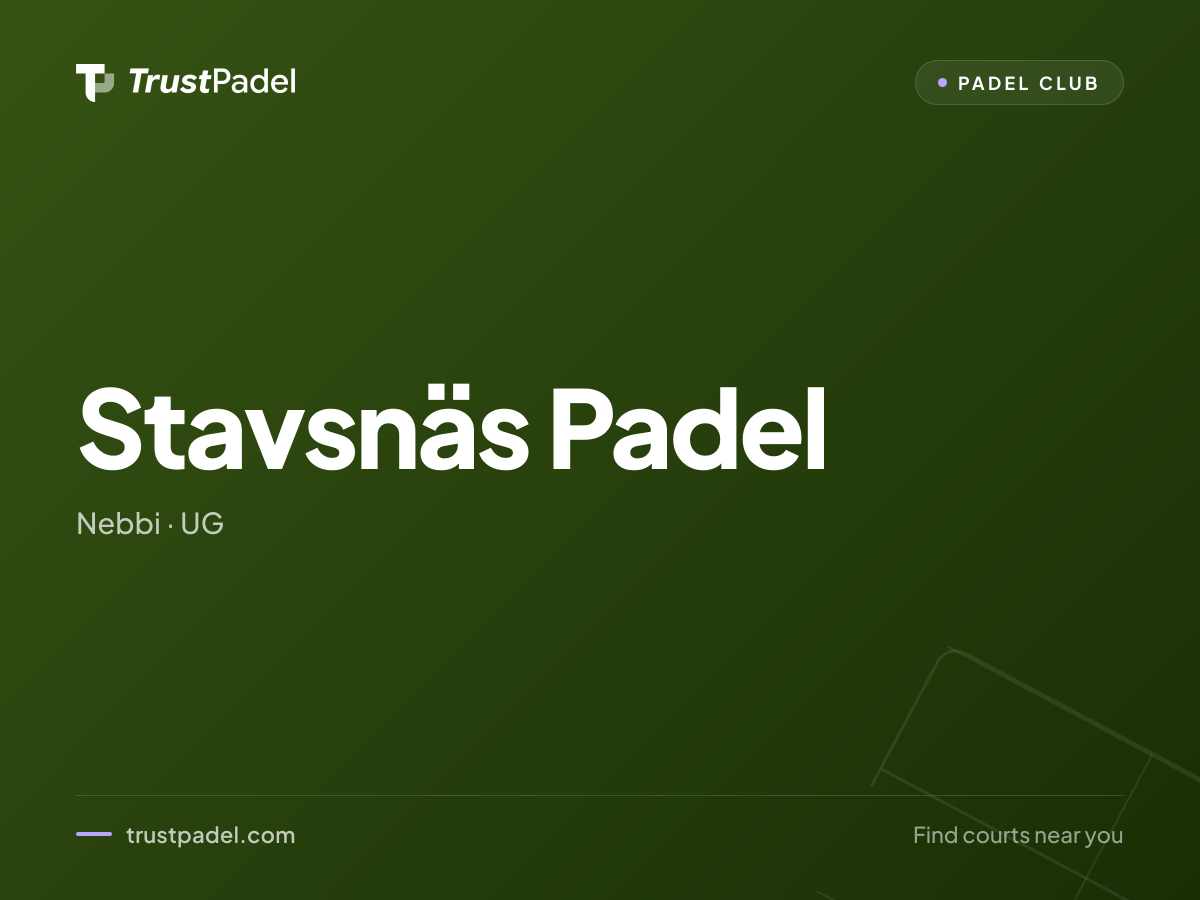 Stavsnäs Padel padel club